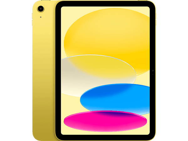 Apple iPad (11ªgen), 256GB, Amarillo, WiFi, 10.9", Retina, Chip A16 Bionic, iPadOS 18, Cable de carga USB‑C, Sin Adaptador de corriente