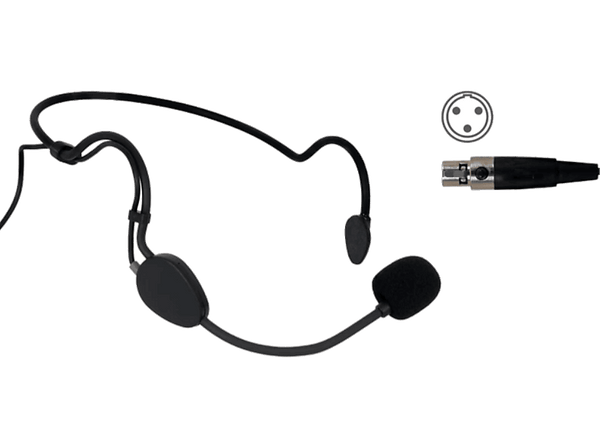 Micrófono - Fonestar FCM-660-MC3, 20-20.000 Hz, 680 Ohm, Ajustable, Negro
