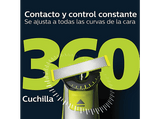 Recambio para afeitadora - PHILIPS One Blade QP430_50, x3 cuchillas flexibles 360 grados, uso en cara y cuerpo, recorta, perfila y afeita