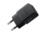 Cargador de pared - Baseus PALM, 20W, Kit con cable 60W y 100 cm, Carga ultrarrápida, Control de temperatura, Universal, Negro Cluster