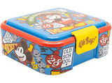 Fiambrera - Sherwood Mickey, Plástico, Libre de BPA, Con 3 compartimentos