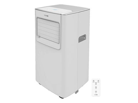 Aire acondicionado portátil - Koenic KAC 7026 W ES Mobile Air conditioner, 3 modos, 2 velocidades, Modo noche, Temporizador, Mando a distancia, Blanco