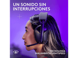 Auriculares gaming - Logitech G G321, Lightspeed-Bluetooth, Micrófono 16 kHz con varilla abatible, 20hs batería, PC, PS4-PS5, Nintendo Switch, Negro