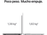 Apple MacBook Pro (2026) 14.2 PROLED XDR táctil, Chip M5 Pro, CPU 15 núcleos, GPU 16 núcleos, 24GB RAM, 1TB SSD, Negro espacial, Sin cargador
