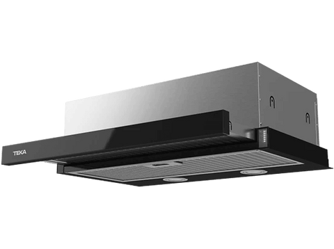 Campana convencional - Teka CNL 6415, 2 Velocidades + intensiva, 385m³/h, 60 cm, Negro