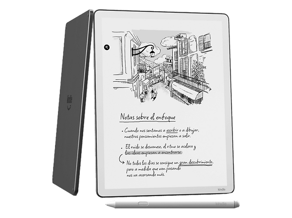 eBook - Amazon Kindle Scribe (2026), Pantalla 11 ", 64GB, Lápiz digital, IA para tus notas, Sensación similar al Papel, Luz Autoregulable, Graphite