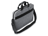 Maletín para portátil - Hama Genua, Para PC de 15.6, Poliéster, Bolsillo Frontal, Compartimento Principal Reforzado, Gris