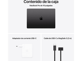Apple MacBook Pro (2024) 16,2, Chip M4 Max, CPU de 14 núcleos, GPU de 32 núcleos, 36 GB RAM, 1TB de SSD, Negro