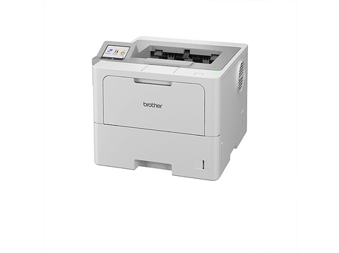 Impresora láser - Brother HL-L6410DN, Monocromo, Red Cableada y WiFi Opcional, 50ppm, Blanco