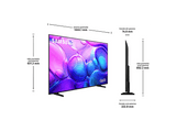 TV QLED 65 - Samsung TQ65Q6FAAUXXC, UHD 4K, Q4 Lite Processor, Smart TV, AI,  Negro