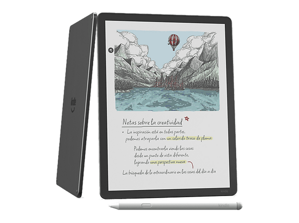 eBook - Amazon Kindle Scribe Colorsoft (2026), 11 ", Lápiz digital, 32GB, IA para tus notas, Sensación de Papel, Luz Frontal, Graphite