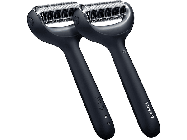 Rejuvenecedor facial - Geske MicroNeedle Face & Body Roller | 9 in 1, Cara, Negro