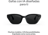 Gafas IA - Meta Capri, Negro clásico, Lentes Transitions® en gris, Gafas con IA y cámara, Talla Estándar, Unisex