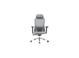 Silla gaming - Newskill Nue, Reposabrazos 3D (ajustable en altura, anchura y profundidad), Carga máx. 150 kg, Malla Transpirable Premium, Gris