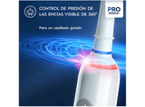 Cepillo eléctrico - Oral-B Pro Junior Star Wars, A partir de 6 años, Sensor de presión, 3 modos