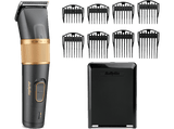 Cortapelos - BaByliss Graphite Precision E987E, 160 min Autonomía, 28 Longitudes de Corte, Cuchilla de Grafito, 8 Peines Guía, Gris