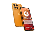 Móvil - Motorola Moto g15, Naranja, 128 GB, 8 GB RAM, 6.72 LCD, MediaTek Helio G81, Full HD+, Cuero Vegano, 5200 mAh