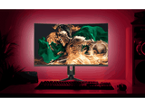 Monitor gaming - PEAQ PMO G271-CQK, 27, WQHD, 165 Hz, VA, Curvo, Altura ajustable, Negro