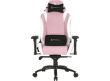 Silla gaming - Newskill Neith Zephyr, Reposabrazos 4D, Hasta 150 kg, Cojín cervical y lumbar, Rosa