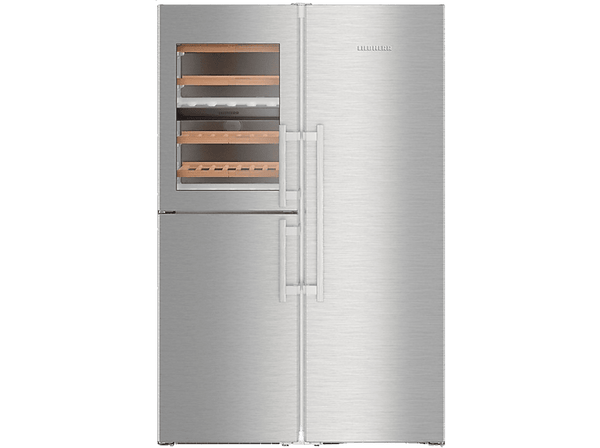 Frigorífico americano - Liebherr SBSes 8496, No Frost, 645 l, BioFresh Plus, Dispensador hielo, 185 cm, Inox