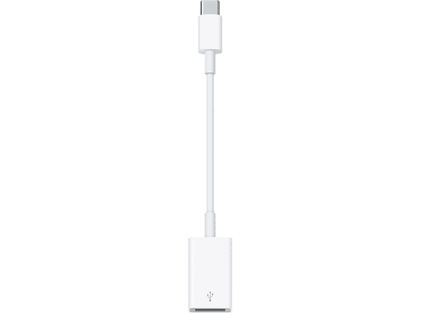 Apple Adaptador de USB-C a USB o Thunderbolt 3 (USB-C), para dispositivo USB estándar, Blanco