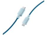 Cable USB - CellularLine Stylecolor, Conector de Lightning a  USB - C, 1 m, Azul