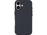Funda - Isy ISC 3743, Compatible con iPhone 16, Resistente a golpes, Negro Carbón