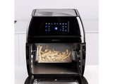 Freidora - Taurus AF1700DX, 1700 W, 12 l, 8 Programas, Puerta transparente, Circulación del aire 360º,  Negro