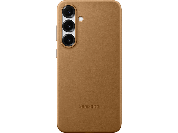 Funda - Samsung Kindsuit, Para Samsung Galaxy S25 Plus, Cuero Vegano, Caramelo