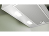 Campana decorativa - Bosch DWK67FN20, Serie 4, 4 velocidades, 431 m³/h, App Home Connect, Control Placa-Campana,60 cm, Cristal blanco