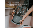 Procesador de alimentos - Kenwood MultiPro Go FDP22.130GY, 650 W, 1.3 l, Función 360° Express Serve, Compacto, Azul
