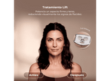 Máscara LED - Cecotec FaceCare LÜM Ice, 9 luces LED, Infrarrojos, 112 LED, 448 chips LED, IceTech, Silicona médica, 210 min de autonomía, Blanco