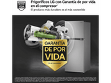 Frigorífico dos puertas - LG GTBV22PYGKD, No Frost, 1.45 cm, 217 l, DoorCooling+™, Multi Air Flow, Inox antihuellas