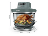 Freidora de aire - Ninja CRISPi PRO, 5.7 l, 2050 W, 230 °C, 7 Programas, 2 Recipientes de Vídrio: 5..7L y 2.3L, sin PFAS, Verde