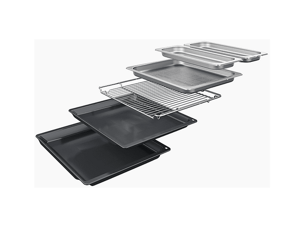 Horno a vapor - Siemens HS736G3B1, Multifunción, Limpieza Hidrolítica, 71 l, Cocción 100 % vapor Plus, App Home Connect, 60 cm, Negro