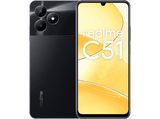 Móvil - realme C51, Negro, 256GB, 6GB RAM, 6.74 HD 90Hz, Unisoc Tiger T61, Carga rápida 33W, Android