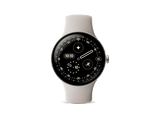 Smartwatch - Google Pixel Watch 4, AMOLED, 45 mm, Correa S-L, Aluminio 100% reciclado, Con Gemini, Plata/Porcelana
