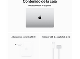 Apple MacBook Pro (2023) MRW43Y/A, 16,2, Chip M3 Max, CPU de 14 núcleos, GPU de 30 núcleos, 36 GB RAM, 2TB de SSD, macOS, Plata