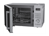 Microondas con grill - Candy CMW323GDS 011, 800 W, 5 niveles, Wi-Fi hOn, 23 l, Plata