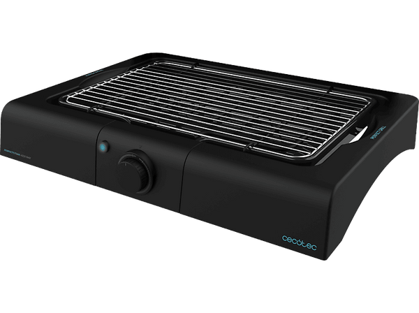 Grill - Cecotec PerfectSteak 4200 Way, Eléctrica, 2400 W, Esmaltada, Negro