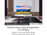 TV HQLED 65- Haier P8 Series H65P800UG, UHD 4K, Smart TV (Android TV 11), HDR 4K, Dolby Atmos-Vision, Diseño metálico, Control por Voz, Negro