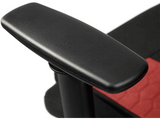 Silla gaming - Corsair TC100 Relaxed, Transpirable, Reposabrazos 2D, Inclinación 160°, Rojo y carbón