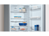 Frigorífico combi - Balay 3KFD565NI Cristal, No Frost, 186 cm, 326 l, Cajón ExtraFresh, Super congelación, Negro