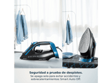 Plancha de vapor - Cecotec IronHero H-3000 Ceramic, 3000 W, Suela cerámica XXL, Vapor 65 g/min, Golpe de vapor 230 g/min, Depósito 350 ml, Negro