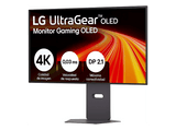Monitor gaming - LG 32GX870B-B, 32  UHD 4K, 240Hz, 0.03 ms, OLED, Altura ajustable, Altavoces integrados, Negro