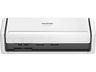 Escáner portátil - Brother ADS1300, 600 x 600 ppp, 30 ppm, Wi-Fi, Ranura para DNI y tarjetas, Alimentación directa via USB Tipo-C, Blanco