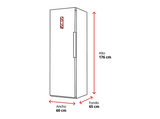 Frigorífico una puerta - Bosch KSV33VLEP, 176 cm, 324 l, Cajón VitaFresh, EasyAccess, Inox mate