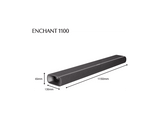 Barra de sonido - Harman Kardon Enchant 1100, Sonido envolvente 3D, Dolby Atmos, DTS:X, MultiBeam, Calibración automática, Canales 11.0.2, WiFi, Negro