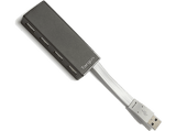 Hub - Targus ACH114EU, 4 puertos,  USB 2.0, Negro