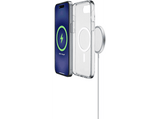 Funda móvil - CellularLine CLEAR MAG, Apple, Para iPhone 16e, Compatible con MagSafe, Transparente